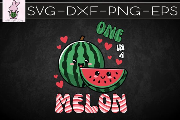 Baby One in a Watermelon SVG: Graphics for Crafts