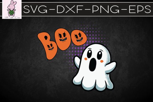 Casper Friendly Ghost Halloween Boo SVG: Graphics for Crafts