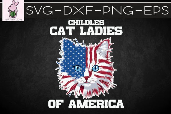 Childless Cat Ladies of America SVG: Graphics for Crafts & Branding