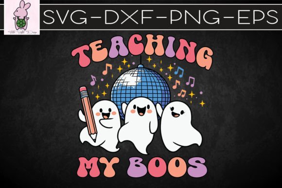 Groovy Teaching My Boos Crew SVG: Crafts & Graphics