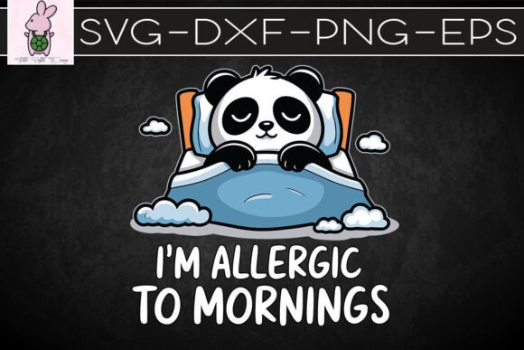 I’m Allergic to Mornings Sleeping SVG