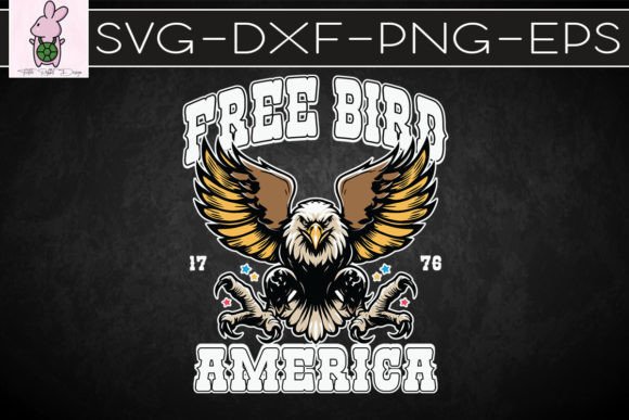 Vintage American Free Bird SVG for Crafts & Graphics